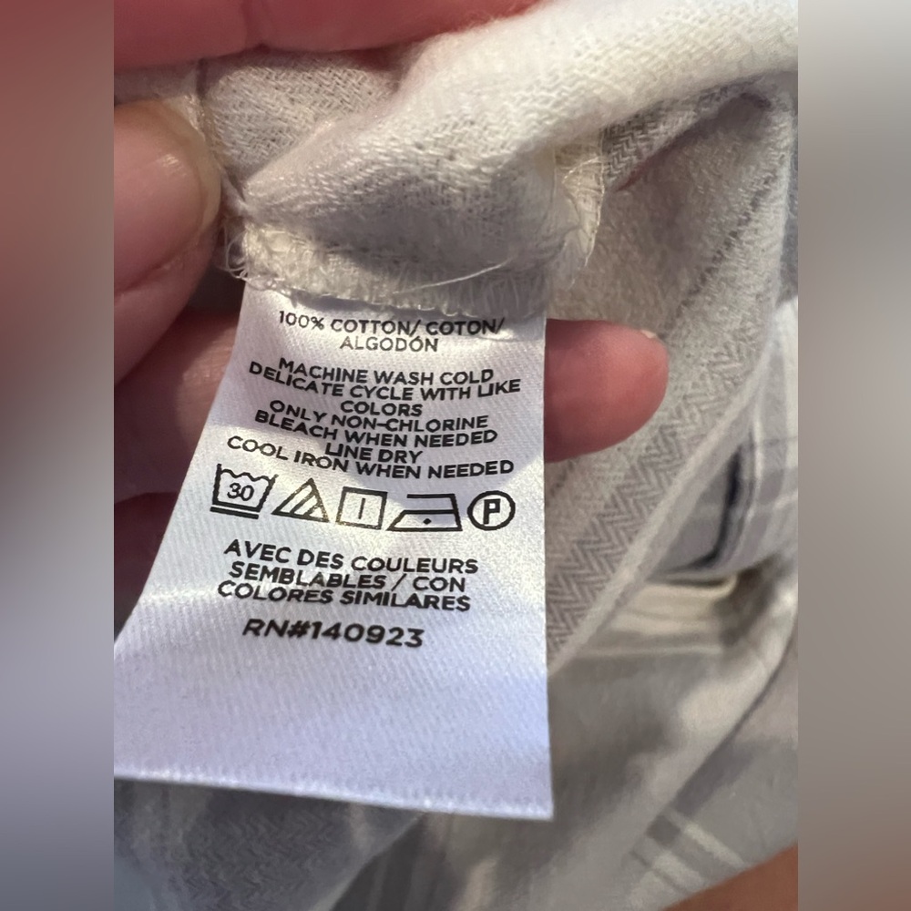 Grey & White, Button Down - image 4